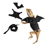 Bearded Dragon Reptiles Harnesses Leashes Set Adjustable Leashes for Bearded Dragon Squirrels Pet Supply Harnesses Dinosaurs Costume