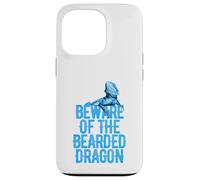 Bearded Dragon Respect the Beard Beware of Reptile Case for iPhone 13 Pro