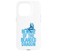 Bearded Dragon Respect the Beard Beware of Reptile Case for iPhone 15 Pro