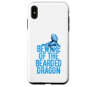 Bearded Dragon Respect the Beard Beware of Reptile Case for iPhone XS Max