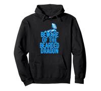 Bearded Dragon Respect the Beard Beware of Reptile Pullover Hoodie