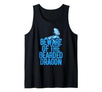 Bearded Dragon Respect the Beard Beware of Reptile Tank Top