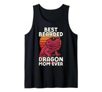 Bearded Dragon Retro Vintage Best Bearded Dragon Mom Ever Tank Top