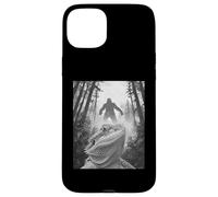 Bearded Dragon Selfie With Bigfoot Sasquatch Funny Case for iPhone 15 Plus