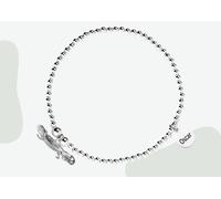 Bearded Dragon Silver Ball Bead Bracelet - Personalised