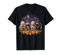 Bearded Dragon Spooky Witch Zombie Lizard Ghost Halloween T-Shirt