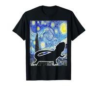 Bearded Dragon Starry Night Bearded Dragon Lover Herpetology T-Shirt