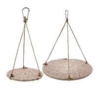 Bearded Dragon Swing - Lizard Cage Lounger Bed & Habitat Toy | Small Pet Accessories for Reptiles, Parrots, Squirrels, Chameleons & Snakes | Tank Decor for Enrichment & Comfort