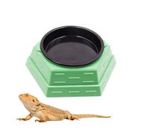 Bearded Dragon Tank Accessories, Reptile Maze Food Bowl and Water Bowl 2-in-1, Reptile Water Dish, Tank Accessories for Bearded Dragon, Ball Python, Gecko, Snake