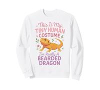 Bearded Dragon This Is My Tiny Human Costume I'm Really A Sweatshirt