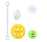Bearded Dragon Toys for Tank Suction Cup Gecko Bell Ball