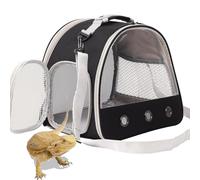 Bearded Dragon Travel Carrier,Lizards Carrier, Small Animal Travel Carrier for Sugar Glider Hedgehog Rat Parrot Bird Guinea Pig, Portable Guinea Pig Travel Bag for 2
