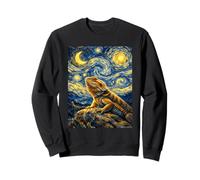 Bearded Dragon Van Gogh Starry Night Inspired Magical Pet Sweatshirt