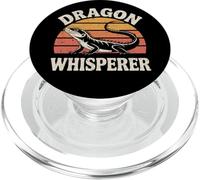 Bearded Dragon Whisperer Funny Vintage Lizard Gecko Kids PopSockets PopGrip for MagSafe