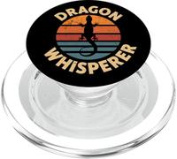 Bearded Dragon Whisperer Funny Vintage Lizard Gecko Kids PopSockets PopGrip for MagSafe