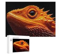 Bearded Dragon Wooden Jigsaw Puzzles for Adults Intelligent Games Home Decor Artwork for Home Office 300 PCS
