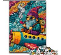 Bearded Elf on A Plane Puzzles for Teenagers 1000 Pieces, Family Entertainment Toys Is Ideal As A Gift for The Whole Family (26x38cm)