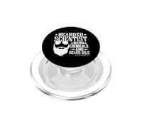 Bearded Scientist Mixing Chemicals And Beard Oils Chemistry PopSockets PopGrip for MagSafe