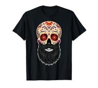 Bearded Souls Day Of Dead Love Dia De Los Muertos Halloween T-Shirt