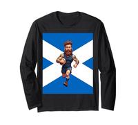 Bearded, Tattooed, and Fearless Scottish Rugby Long Sleeve T-Shirt