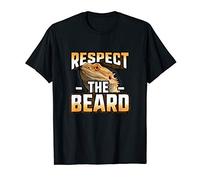 Beardie Bearded Dragon Reptile Gift Respect The Beard T-Shirt