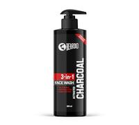 Beardo 3-in-1 Activated Charcoal Face Wash| Deep Cleanse, Exfoliate & Detoxify | All-in-One Face Wash for Oily Skin, Dirt & Pollution Removal | Oil Control Face wash for men 200ml