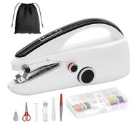 Bearfire Handheld Sewing Machine Heavy Duty & Portable, 2-Speed Mini Sewing Machine with Sewing Kit & Storage Bag for Beginners, Adults, DIY, Home, Travel, Quick Clothing Repairs