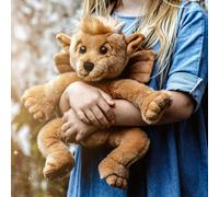 Charlie Bears Bartizan | Fantasy Brown Gargoyle Plush Character for Kids | Bearhouse Stuffed Toy