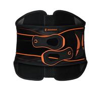 Bearhug Back Support Belt - Adjustable Lumbar Back Brace with Ergonomic Spine Curve and Carbon Fibre Stays - Back Braces for Lower Back Pain and Posture - Breathable Mesh for Men and Women