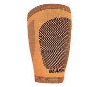 Bearhug Thigh Compression Sleeve - Hamstring Support for Men & Women, Sciatica Pain Relief Products for Muscle Injury, Strains & Soreness, Bamboo Leg Support with Anti-Slip Silicone, S