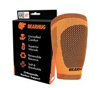 Bearhug Thigh Compression Sleeve - Hamstring Support, Men & Women | Bamboo hamstring compression sleeve with anti-slip silicone - eases sciatica, strains, tears & soreness for men & women
