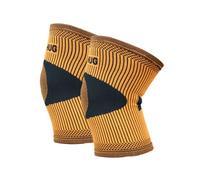 Bearhug Twin Pack Bamboo Knee Support For Women & Men - Compression Sleeve Knee Brace for Running, Walking, Weight Lifting & Skiing - Knee Sleeves Braces to Aid Arthritis Pain Relief, S