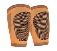 Bearhug Twin Pack Thigh Sleeve - Hamstring Support for Men and Women, Sciatica Pain Relief Products for Muscle Injury, Strains, Tears and Soreness, Bamboo Leg Support with Anti Slip Silicone, XXL