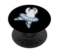 Bearina Cute Polar Bear Ballerina Pun Ballet Dance Fans #2 PopSockets Adhesive PopGrip