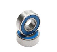 Bearing, 10PCS ABEC-5 MR85-2RS MR85 2RS RS MR85RS 5x8x2.5 Mm Blue Rubber Sealed Miniature Deep Groove Ball Bearings Wear Resistance(ABEC 5)