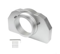 Bearing Bracket Made of Aluminium Alloy for Logitech for G25 G27 G29 G920 G923 Steering Wheel Gaming Accessories Stable Mounting Black Silver Robust and Durable Indoor (Silver)