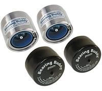 Bearing Buddy (2) 1.980" Stainless Steel with Protective Bra & Blue Auto Check Feature for Boat Trailer Wheel Center Caps 1980A-SS 42208 (1 Pair)