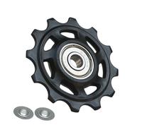 Bearing Derailleur Pulley for Bike,Guide Roller Rear Derailleur Pulley | Wear-Resistant Silent Guide Roller for Daily Care Road Repair Cycling Beginner Touring Adults Men