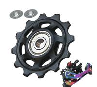 Bearing Derailleur Pulley for Bike | Mountain Bike Guide Roller Pulley | Wear-Resistant Silent Guide Roller for Daily Care Road Repair Cycling Beginner Touring Adults Men