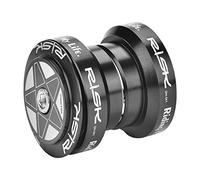 Bearing Headset, No Fading Aluminum Alloy 34mm Headset for 28.6mm Straight Steerer Fork Bearing(black)