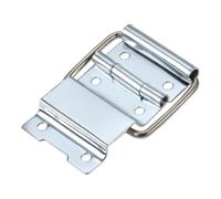 Bearing Hinge，Ball Bearing Door Hinges cozeri 2pcs 6 Holes Support Hinge W/Ring Silver/Black Metal Flight Case Toolbox Hinge for Suitcase Luggage Air Box Accessories 60 * 35mm(Silver)