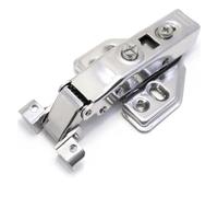 Bearing Hinge,Ball Bearing Door Hinges Metal Aluminum Frame Glass Door Hinge Bathroom Kitchen Wine Cabinet Shoe Wardrobe Bookcase Display Makeup Cupboard Door Hinges(Silver,Full Overlay)
