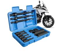 Bearing Puller Set - 12 Pcs 9-23mm Heavy Duty Steel Extractor Tool Kit | 45 Steel Material Blackened Heat Treated 12 Piece Set Wheel Hub Extractor Garage Workshop Store Warehouse Factory Track Use