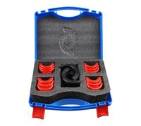 Bearing Race Seal Driver Installer Kit - 14-Piece Motorcycle Fork Crimping Tool Kit with Adapter Sleeves, Drive Slide Hammer Collar | Professional Suspension Rebuild Equipment for Dirt Bike A