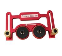 Bearing Roller Featherboards for Table Saw, Aluminum Alloy Table Saw Press Feeder with Double Bearing Rollers - Enhanced Guide Feeder for Woodworking, Ideal for Featherboard