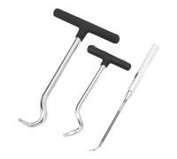 Bearing Seal Puller, Seal Puller Tool Hydraulic Installation Tool Kit Steel Soft Handle Oil Remover 3PCS O Rings Grease for Car SUV Truck