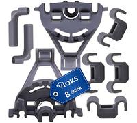 Bearing Set/Clamp Replacement for Bosch Siemens Neff 00428344 428344 for Dishwasher / Dishwasher Attachment Set / Basket Insert / Plate Holder Basket Shelf Storage Set for Lower Basket 8 Pieces