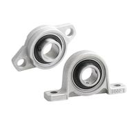 Bearing Shaft Pillow Block Housing Zinc Alloy 10mm 8mm Kfl08 Kp08 Kfl000 Kp000 Kfl001 Kp001 Steel 12mm High Ra 0.05 Mounted(Kp001 12mm)