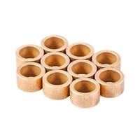 Bearing Sleeve Bushings Powder, Brass Bushing Powder Metallurgy Oil Bearing Wear-resistant Guide Bushing Pack of Multiple Quantities Multiple Sizes(6X9X10 10PCS)