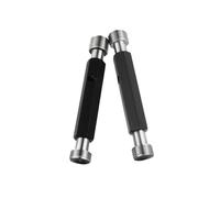 Bearing Steel Thread Plug Gauges， Metric Thread Plug Gauge Go No 6H Precision Fine Pitch M32 M33 1pcs(M32X0.5-6H)